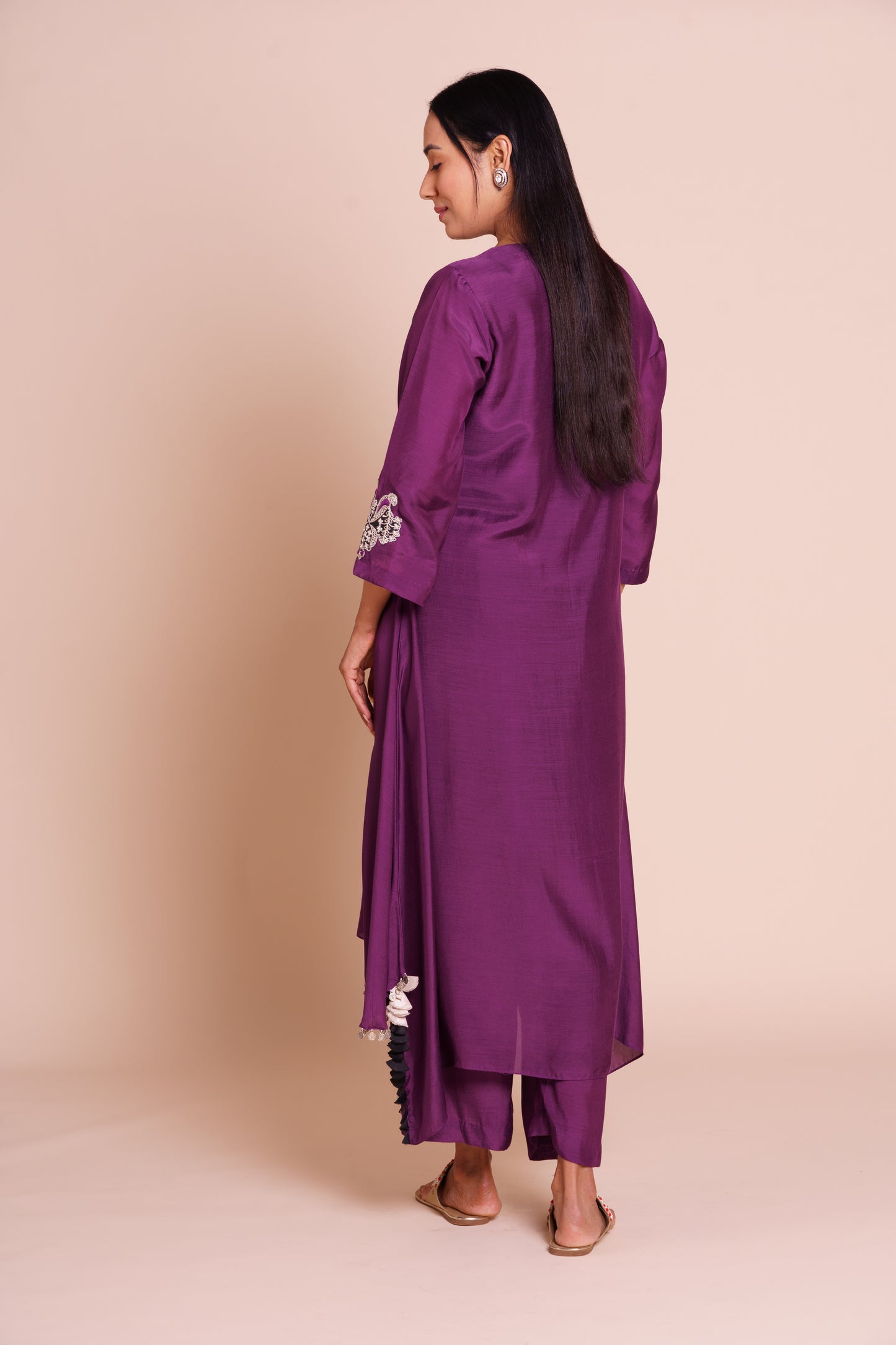Iraaya Purple Kurta Set