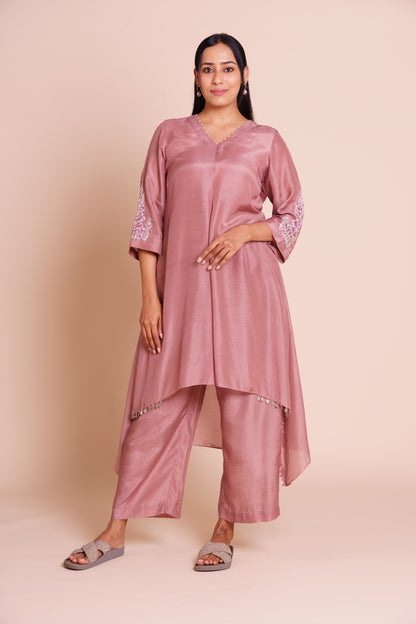 Amaira Lavender Muslin Kurta Set