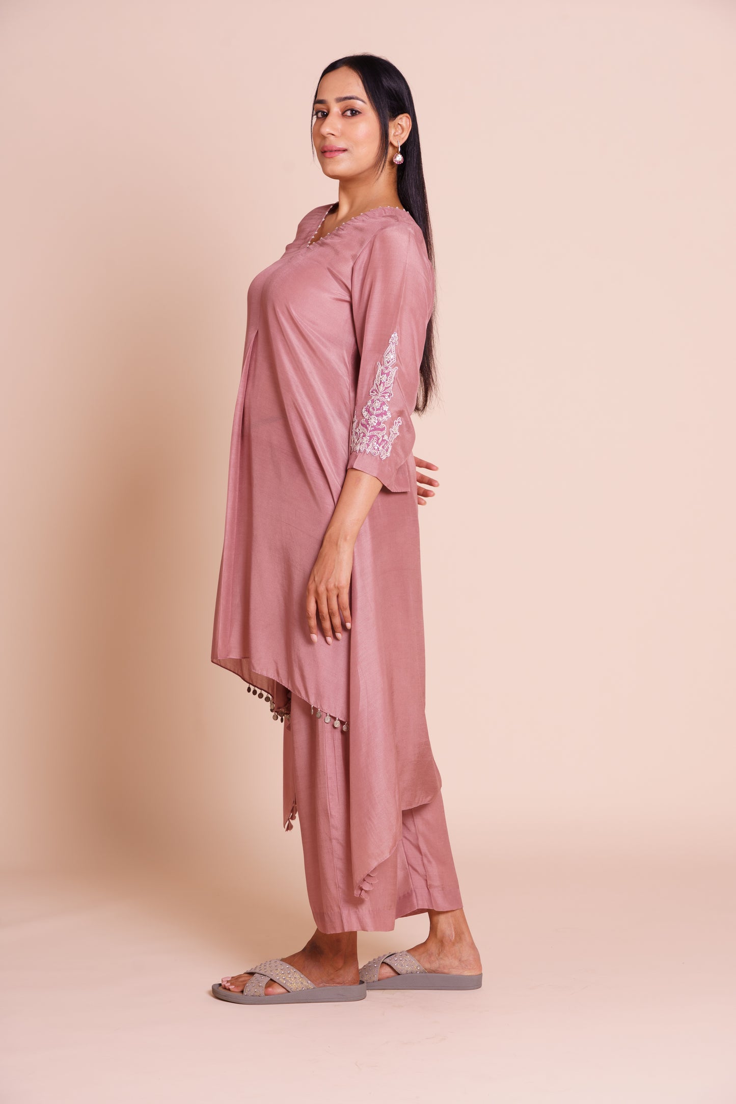 Amaira Lavender Muslin Kurta Set