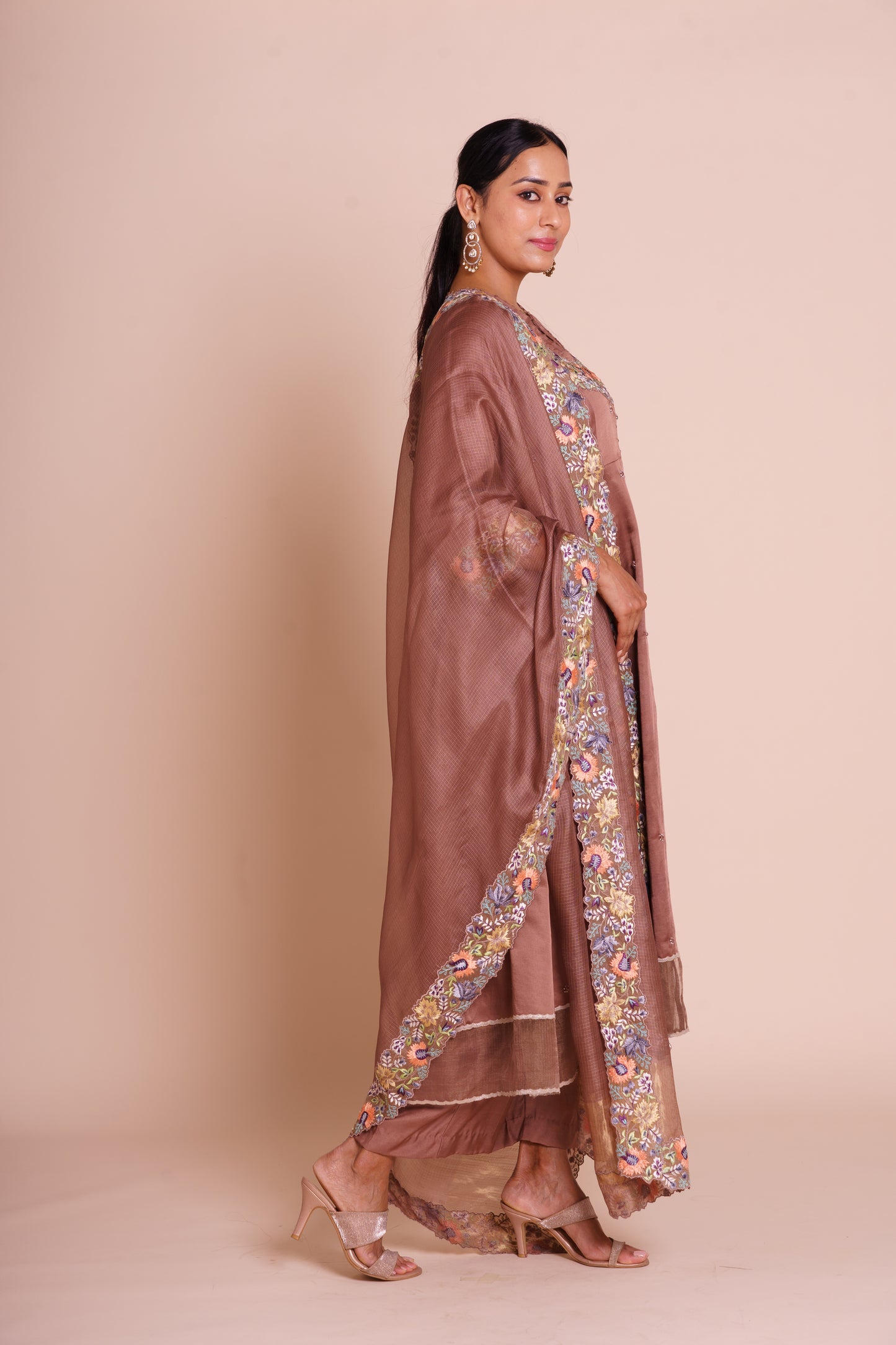 Avani Cocoa Kurta Set