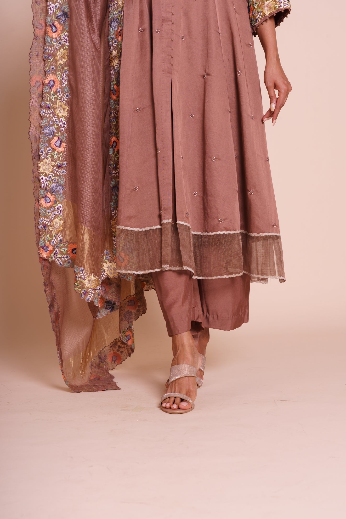 Avani Cocoa Kurta Set