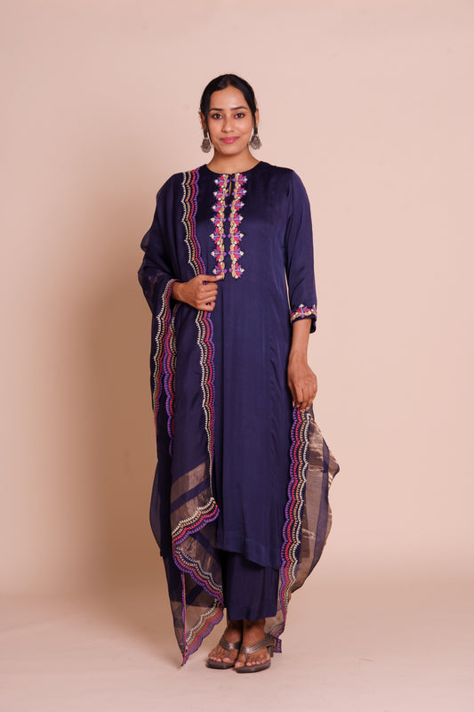 Noor Blue Kurta Set