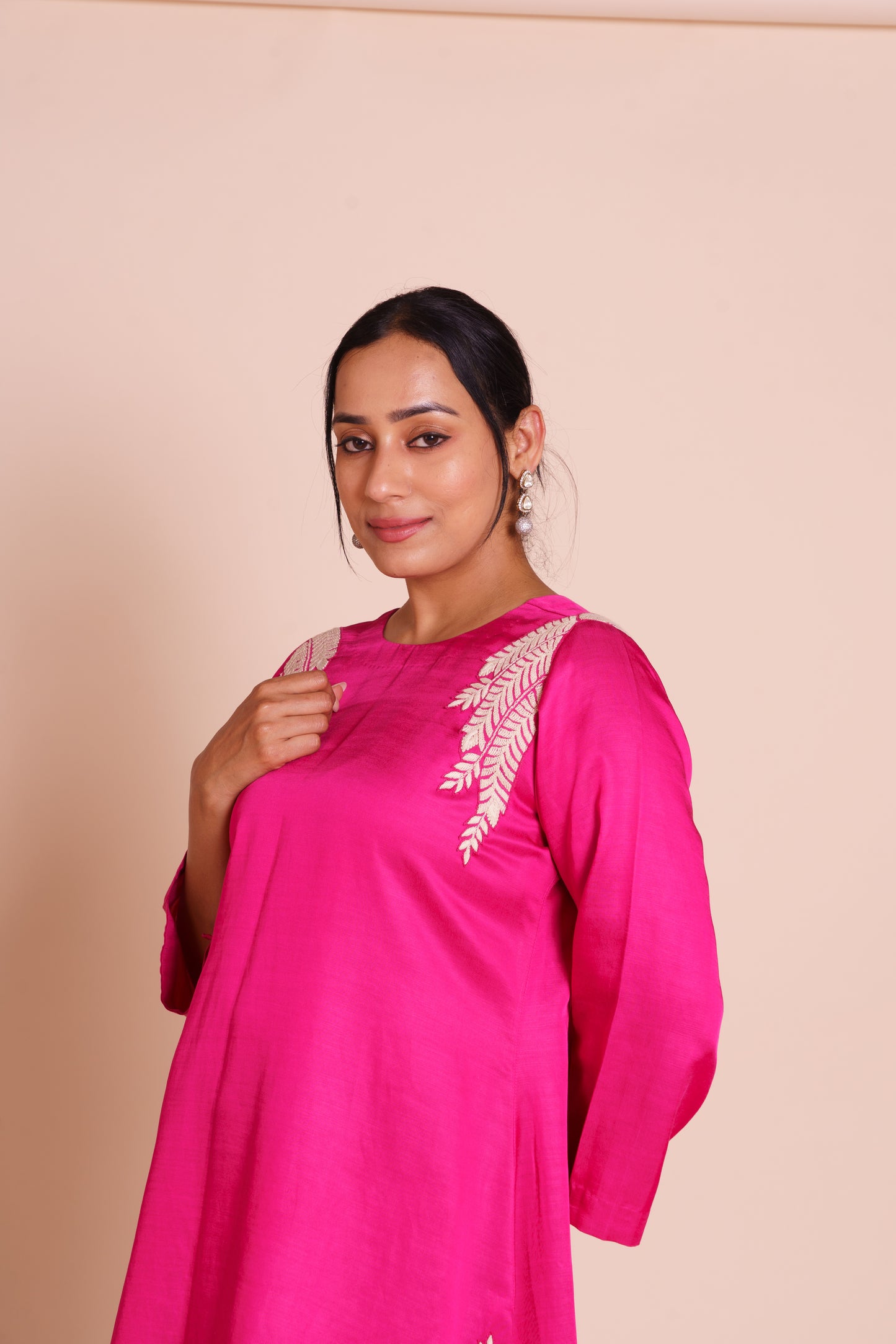Reha Rani Pink Kurta Set