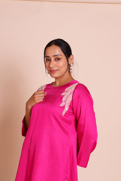 Reha Rani Pink Kurta Set