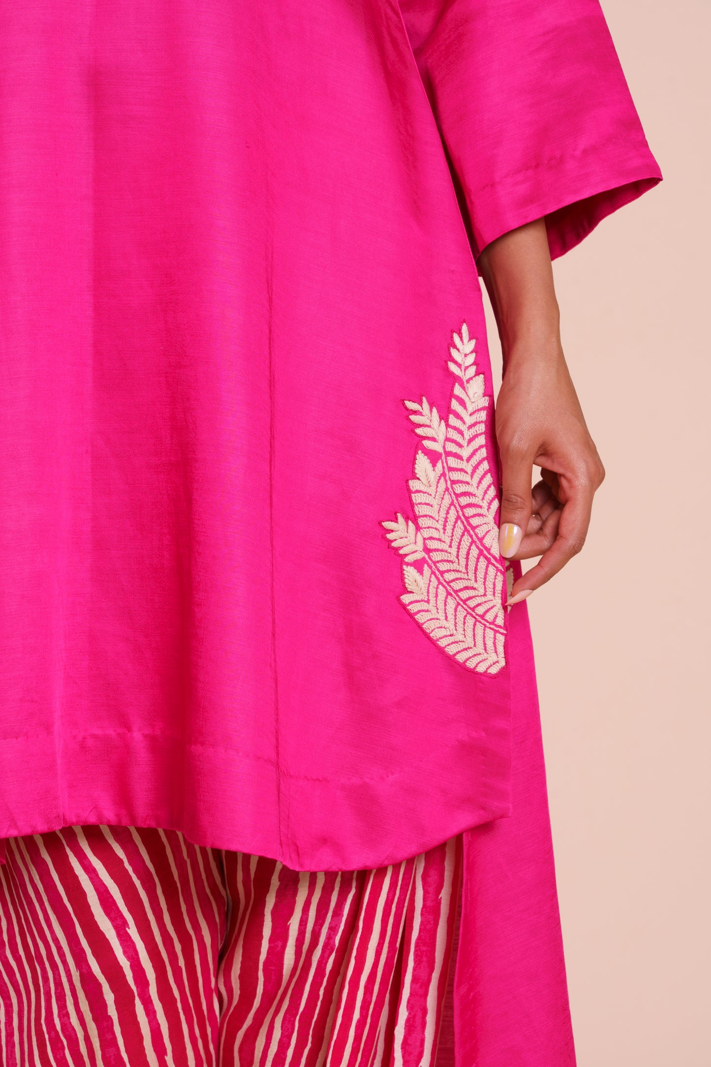 Reha Rani Pink Kurta Set
