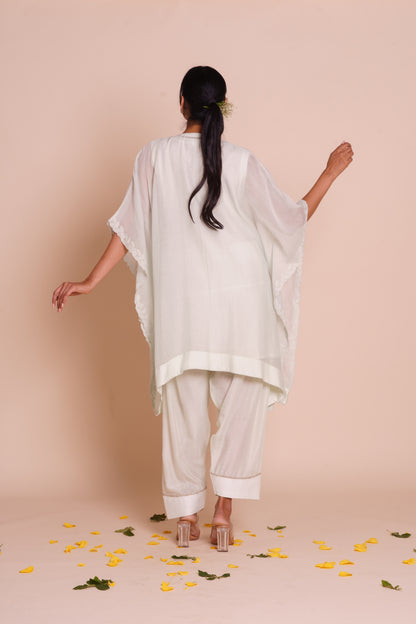 Saisha Pastel Green Kaftan Set