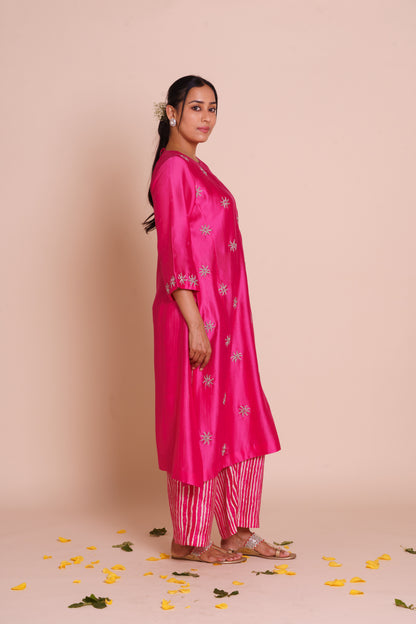 Riva Rani Pink Kurta Set