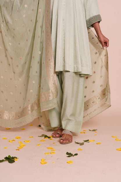 Neelima Powder Blue Kurta Set