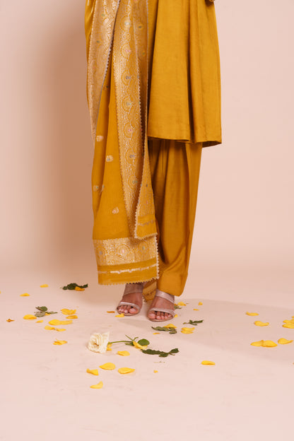 Saanvi Mustard Set