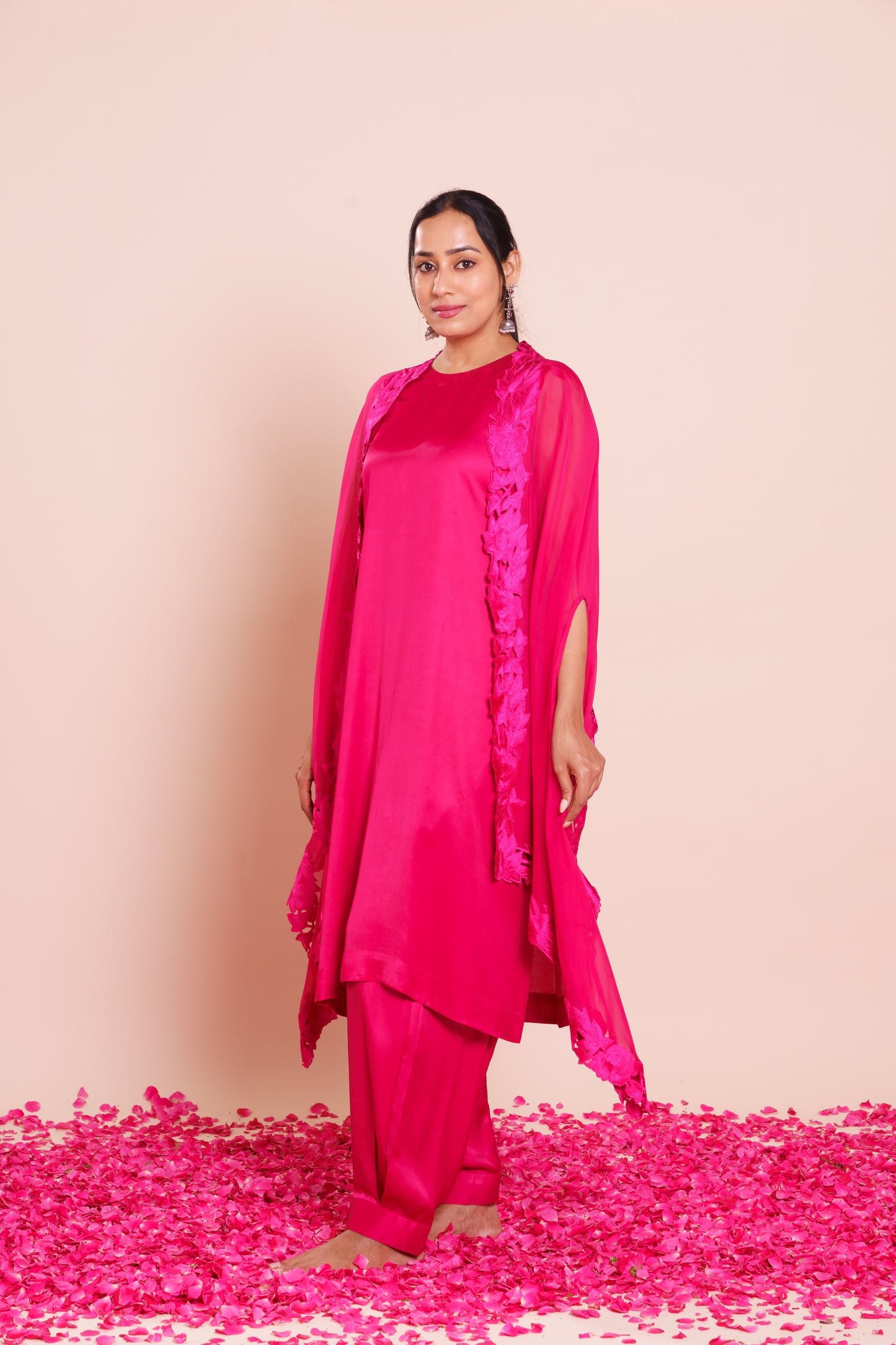 Reha Pink Cape Set