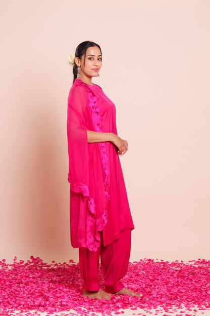 Reha Pink Cape Set
