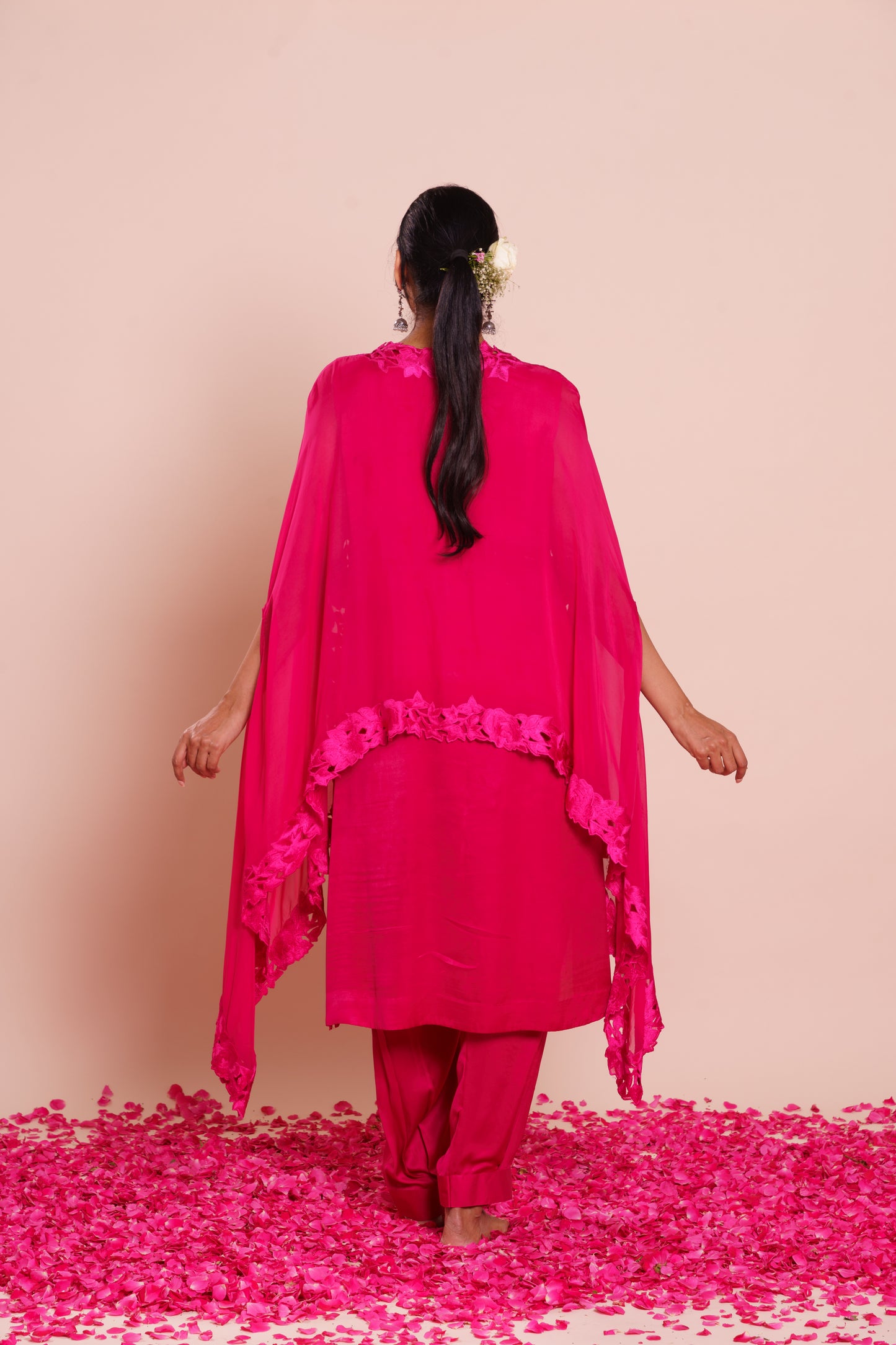 Reha Pink Cape Set