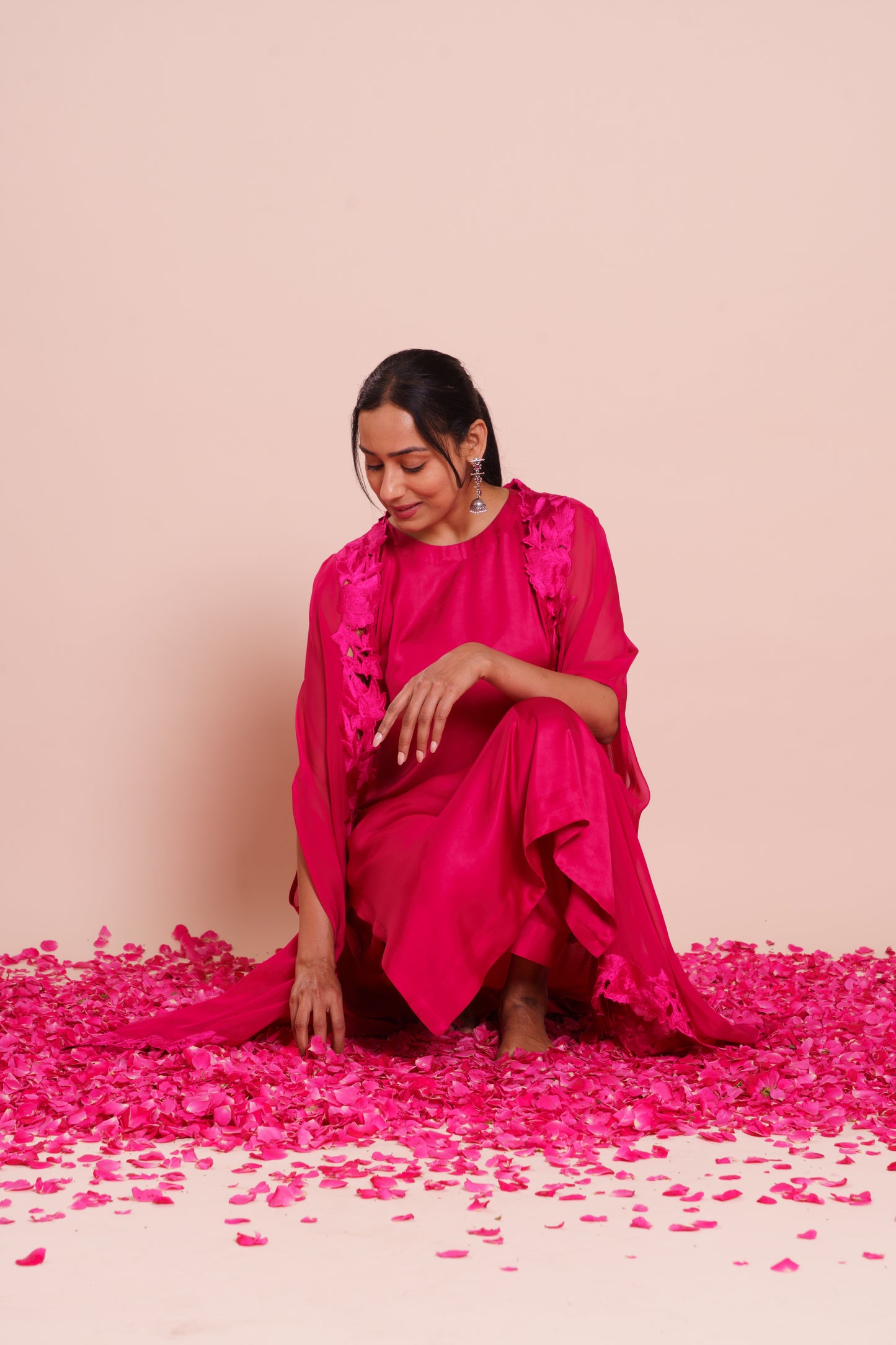 Reha Pink Cape Set