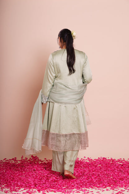 Ira Powder Blue Kurta Set