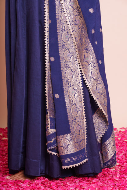 Araadhya Indigo Blue Long Kalidar Set