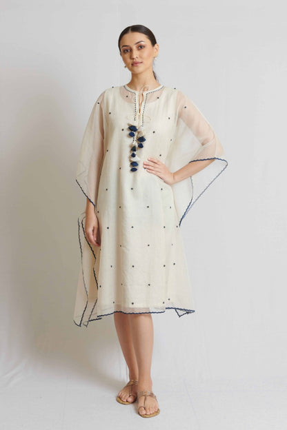 Ivory Kota Cotton Kaftan