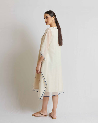 Blue detail Kaftan Tunic