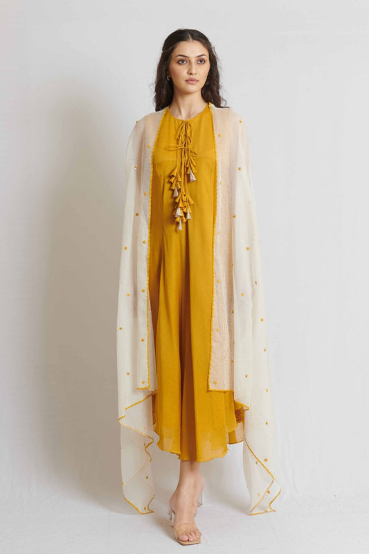 Yellow Kalidar with Cape