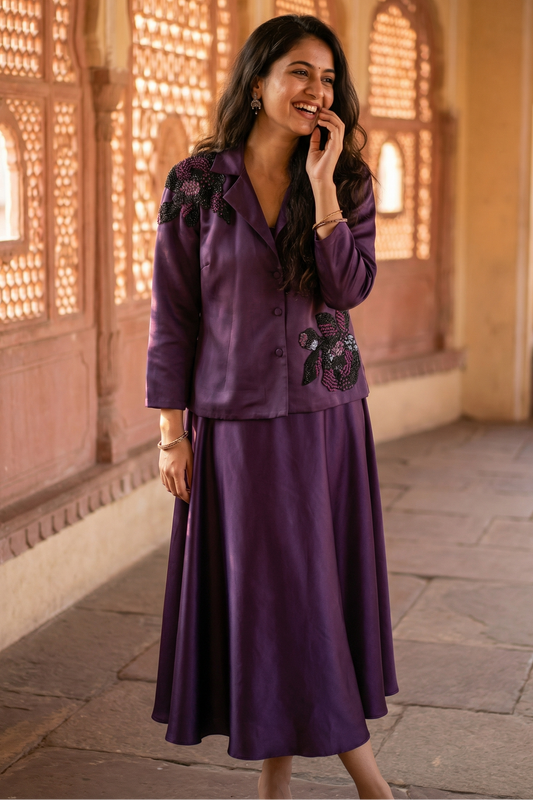 Uttara Blazer Skirt Set