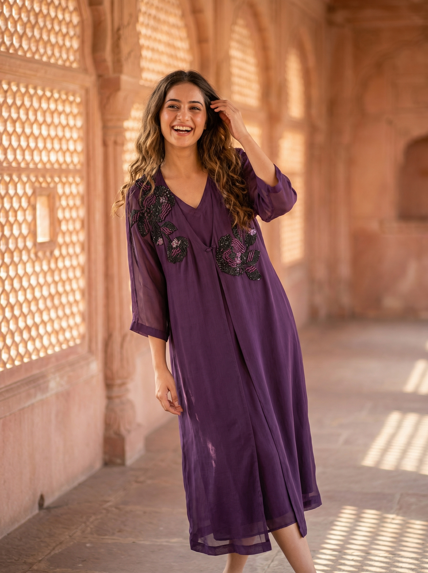 Purva Jacket Dress Set
