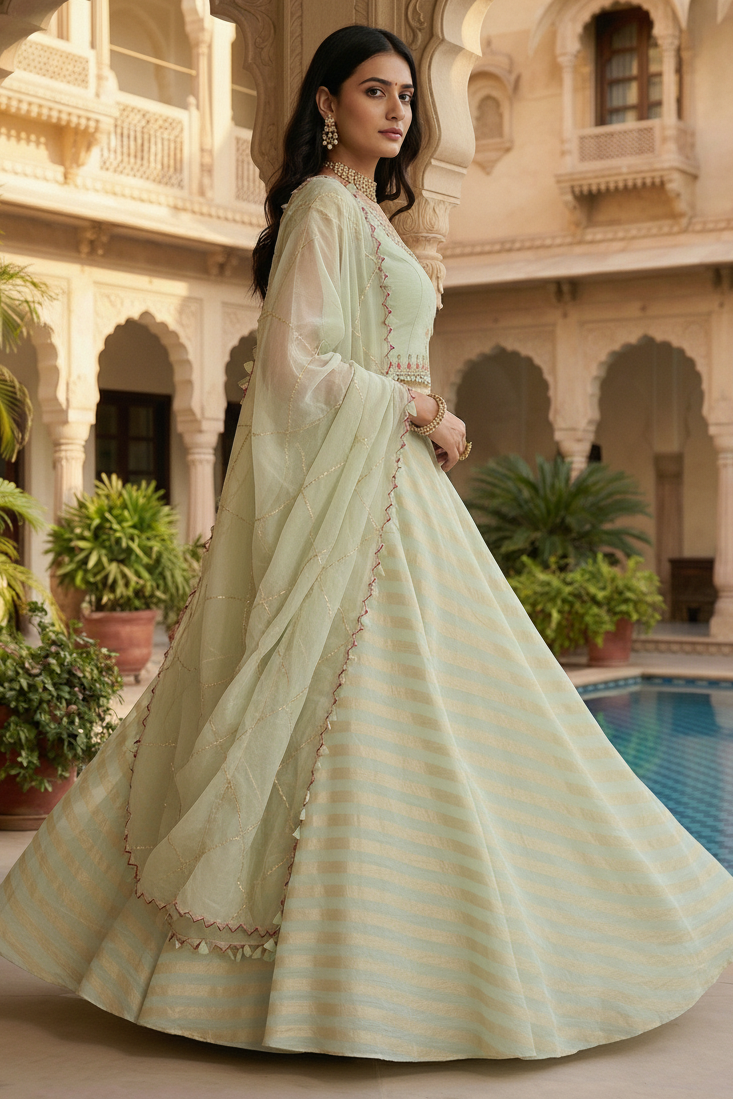 Parijat Skirt Set