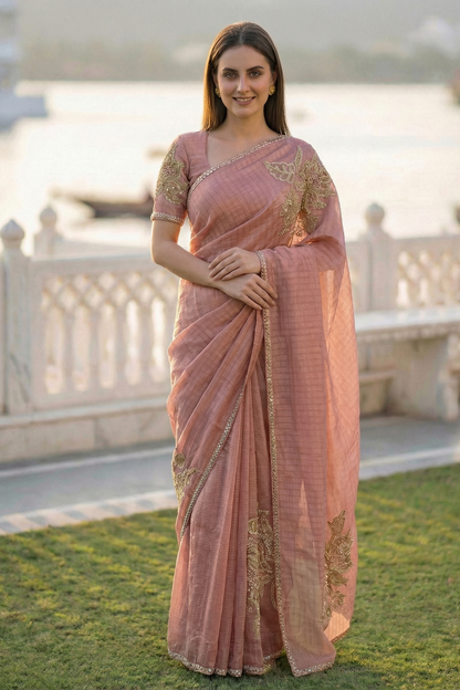 Mehel Tissue Sari