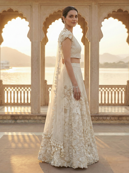 Aarini Ivory Skirt Set