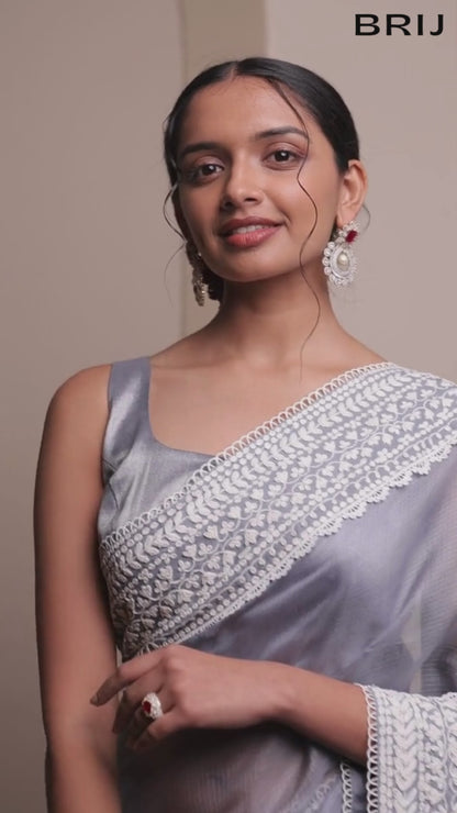 Shyamal Sari Set